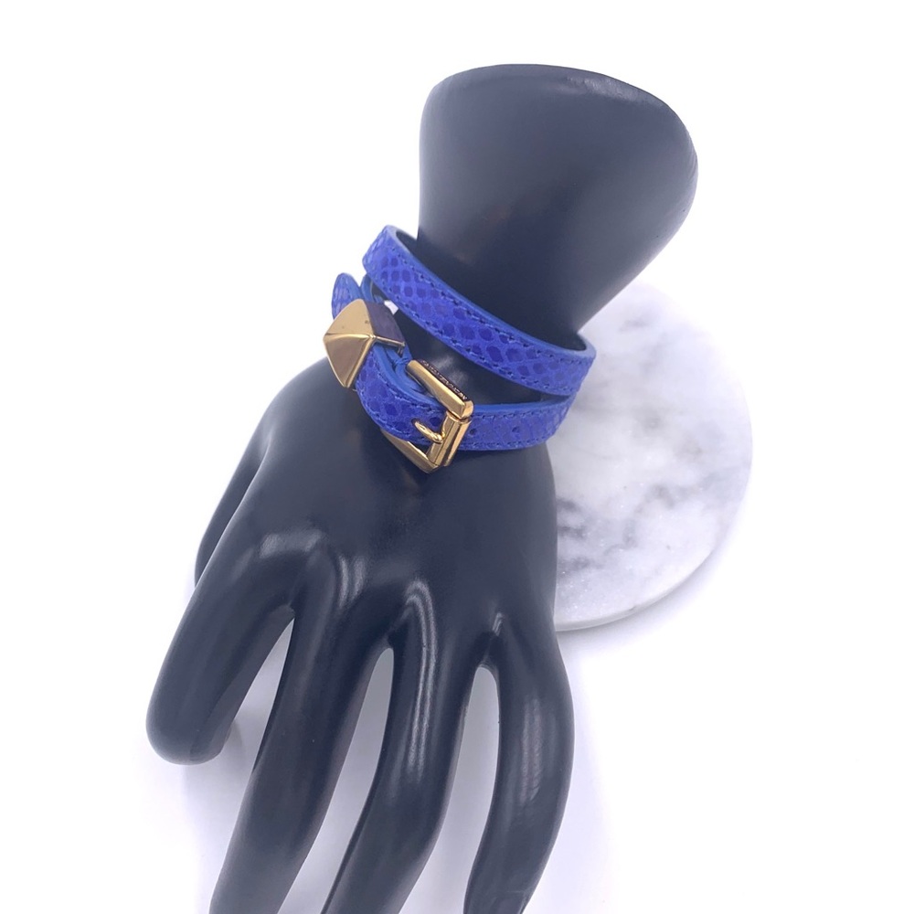 New Michael Kors Python Double Wrap Bracel - image 5